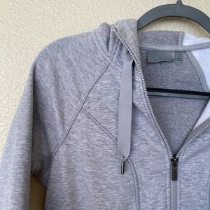 Athleta Grey Zip-Up Jacket